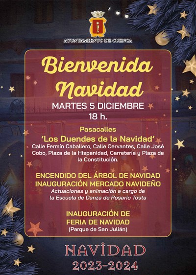 Arranca este martes la Navidad en Cuenca con el pasacalles ‘Los Duendes de la Navidad’, que culmina con el encendido del Árbol e inauguración del Mercado Navideño