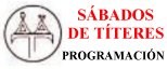 Programación Sábados de títeres